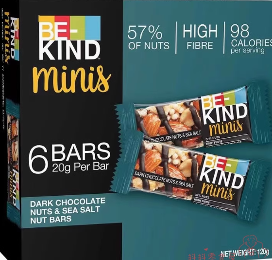 A nut bar made with almonds and honey on a wooden background